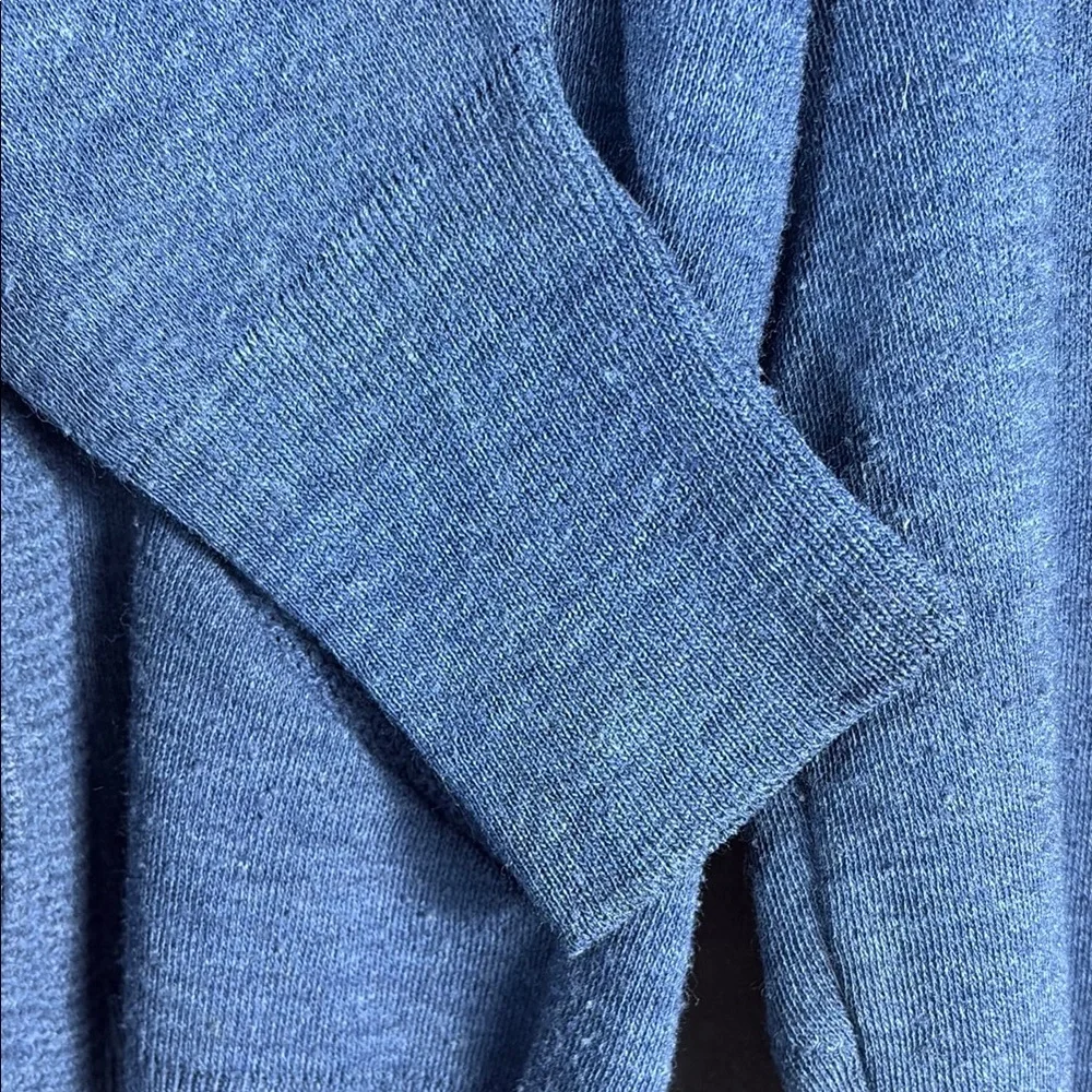 USPS mail carrier Brooksfield vintage Heather Blue Cardigan 36”‎ box H1